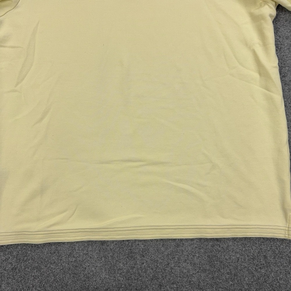 Tommy Bahama Polo Shirt Mens L Yellow 62% Pima Cotton 38% Polyester Tagless - Picture 3 of 9